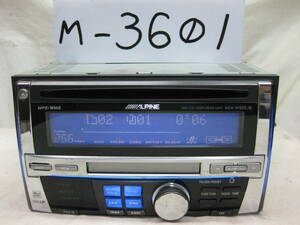 M-3601　ALPINE　アルパイン　MDA-W920JS　MP3　MDLP　2Dサイズ　CD&MDデッキ　故障品