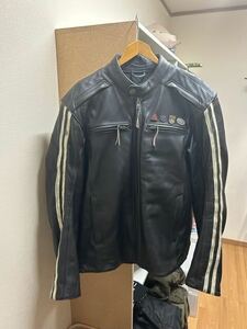 Triumph トライアンフ　ライダースジャケット　レザー　XXL