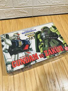 未組立 バンダイ OVA Mobile Suit GUNDAM 第08MS小隊 HG 1/144-2アイテムセット RX-79ガンダム vs MS-06JザクⅡ プラモデル 