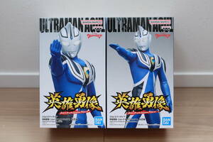 ★《新品未使用》ウルトラマンガイア 英雄勇像 ウルトラマンアグル（V1） フィギュア AB2種セット　　プライズ景品未開封グッズまとめ