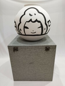 【模写】奈良美智 Yoshitomo Nara Mountain Sisters Ceramic 30 x diam. 35