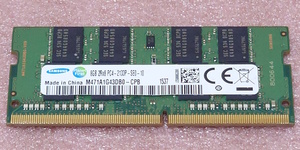 ◆Samsung M471A1G43DB0-CPB *PC4-17000/DDR4-2133/PC4-2133P 260Pin DDR4 S.O.DIMM 8GB 動作品