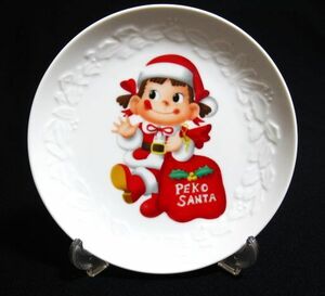 超レア ぺこちゃん お皿 プレート16cm 1997年 SANTA PEKO ペコちゃんサンタ