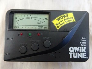 FG1100 Qwik TUNE AUTO GUITAR＆BASS TUNER 動作O.K 良好 チューナー 送料380円～