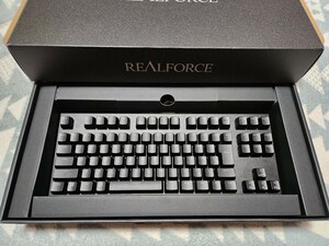 【美品】 REALFORCE GX1 キーボード X1UC13 30g リアルフォース 有線 テンキーレス ゲーミングキーボード 静音 有線 ブラック