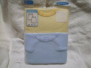 ◆◆◆ 訳あり 未使用品 ランニングシャツ 2枚組 綿100% ベビー服 サイズ 80cm ◆◆◆ 管理 No.80-55