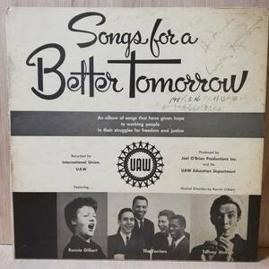 【LP】V.A. - SONGS FOR A BETTER TOMORROW - UAW-1 - *12