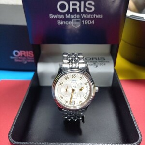 ORIS オリス レギュレーター クラシック 7473 Cal.649 自動巻 スモセコ 27石 裏スケ 6時位置デイト スイス製 アンティーク 　(時計のみ)