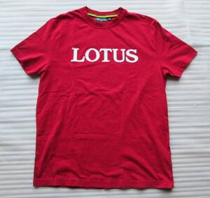 即決！【未使用】正規品 LOTUS / ロータス ◆ Tシャツ Mサイズ 赤 綿100% ◆ 送料230円OK!