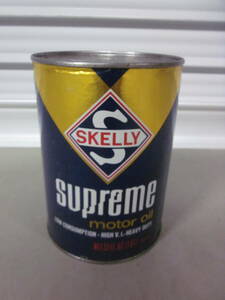 SKELLY MOTOR OIL SUPREME　オイル缶　ガレージ　世田谷ベース