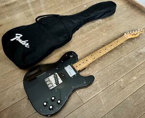 名機良個体 Fender Japan TC72-60M (CTC-55m) BLK TELECASTER CUSTOM Eシリアル 1985年 フジゲン ワイドレンジハムバッカー搭載/純正ケース