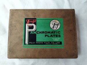 FUJI PHOTO FILM 富士フィルム PANCHROMATIC PLATES 銀板写真 ガラス乾板 12x16.5mm 未開封品 1951年