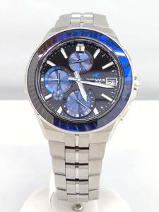 CASIO カシオ OCEANUS オシアナス Manta マンタ 江戸切子 OCW-S5000KE-1A 電波ソーラー 腕時計