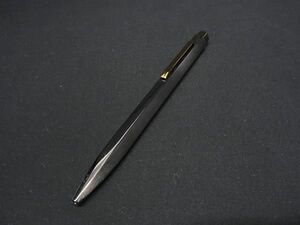 1円 ■美品■ MONT BLANC モンブラン ノック式 ボールペン 筆記用具 文房具 ステーショナリー シルバー系×ゴールド系 BG8347