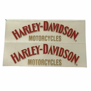 限定1セット 送料無料 当時もの ビンテージ Harley-Davidson タンクステッカー ハーレーダビッドソン デカール シール 防水 