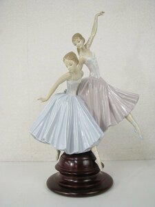 リヤドロ　LLADRO　大型　フィギュリン　二人でバレエ　廃盤　陶器　人形