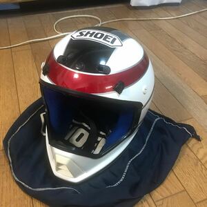 SHOEI ヘルメット ビンテージ？ ＶＸクーガー 1989年製　欠品部品あり　難あり　サイズＬ　ジャンク扱いで