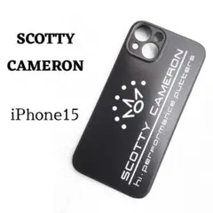 新品　スコッティキャメロン　iPhone15　ケース　ブラック　ゴルフ黒パター