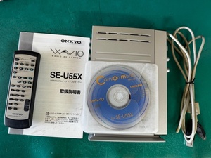 オンキョー ONKYO WAVIO[USB-DAC/ADC] デジタルオーディオプロセッサー【ジャンク】