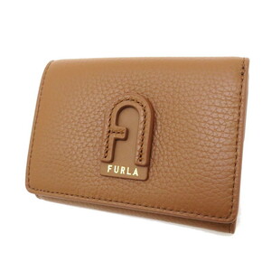 Furla/フルラ Wホック 三つ折り財布 レザー ブラウン レディース
