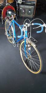 【中古美品】ヒカリ　HIKARI　ロードバイク　青　ブルー　50年以上前の自転車　アンティーク昭和レトロ