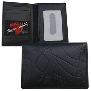カードケース パスケース ブランド 名刺入れ 型押しカードケース 黒 ロカビリーファッション