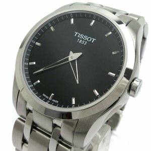 １円 ティソ Tクラシック クチュリエ メンズ デジアナ 黒 T035.446.11.051.00 時計 TISSOT COUTURIER