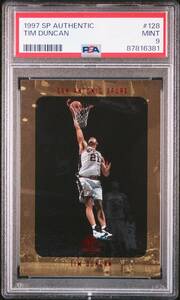 【PSA9 MINT】1997-98 Upper Deck SP Authentic[TIM DUNCAN]#128 Rookie Card RC NBA San Antonio SPURS