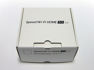 ZTE Speed Wi-Fi HOME 5G L11 ZTR01 ホームルーター