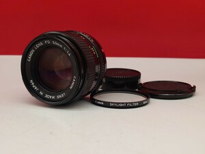 ▼ Canon LENS FD 50㎜　F1.4 カメラ レンズ キャノン