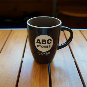 ABC STORES Hawaii/ABCストア ハワイ限定 セラミック マグカップ ブラック USDM アウトドア キャンプ アメリカ雑貨 ハワイ キャンプ用品　