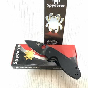 1円～ デッドストック SPYDERCO スパイダルコ エフィシェント C216 フォールディングナイフ 015V 折りたたみ IW404BK11SPY_C