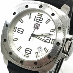 LUMINOX ルミノックス Series 1700 腕時計 クオーツ アナログ ラウンド スクエア シルバー ブラック ウォッチ カレンダー 10気圧防水