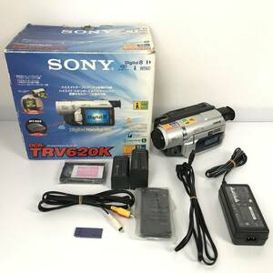 1円スタート SONY ソニー デジタル ビデオカメラレコーダー DCR-TRV620K 再生 録画OK 動作品 ハンディカム 現状