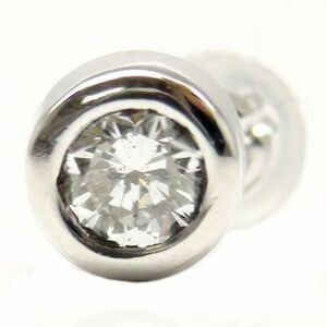 プラチナピアス メンズ ダイヤモンド 片耳 0.1ｃｔ プラチナ900 ピアス ダイヤ 男性用 宝石 ファーストピアス 人気