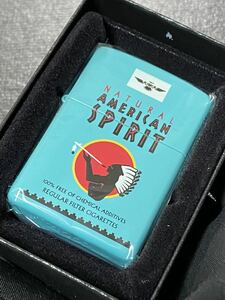 zippo アメリカンスピリット ターコイズ 限定品 希少モデル 2004年製 NATURAL AMERICAN SPIRIT ケース 保証書付き