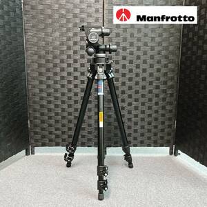 Manfrotto マンフロット 三脚（055CB/HG14）＋ ギア雲台（410）セット　　