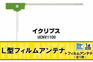 地デジ イクリプス ECLIPSE 用 フィルムアンテナ UCNV1100 対応 ワンセグ フルセグ 高感度 受信 高感度 受信 汎用 補修用