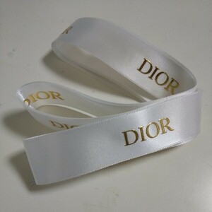 即決 新品 Dior ディオール リボン ホワイト