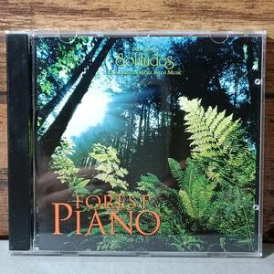 【中古CD】SOLITUDES : FOREST PIANO CD 　ヒーリング ピアノ ネイチャーミュージック　アンビエント　海外盤　P044