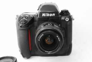 ★実用品★ ニコン NIKON F5 ボディ + レンズ AF NIKKOR 28-70mm F3.5-4.5 D ★シャッター全速 露出計 完動★ #70220-390