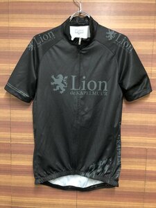 GC632 リオンドカペルミュール Lion de KAPELMUUR 半袖ジャージ L 黒