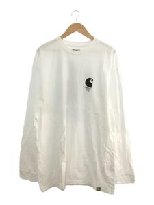 Carhartt◆×CHERRY CHILL WILL/長袖Tシャツ/XXL/コットン/WHT