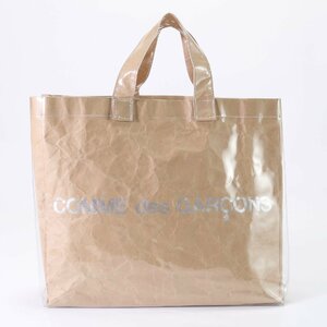 ■美品■COMME des GARCONS コムデギャルソン■PVC トート バッグ ショルダー ビジネス 通勤 書類鞄 A4 メンズ YYM U12-5