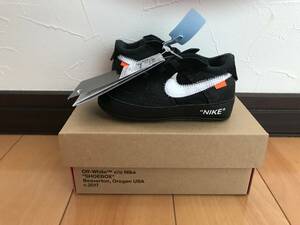 【10cm】 新品未使用　NIKE OFF-WHITE THE TEN AIR FORCE 1　国内正規品　黒タグつき　エアフォース 1 オフホワイト キッズ　ベビー