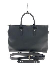 LOUIS VUITTON◆アントン・ブリーフケース_タイガ_BLK/牛革/BLK/無地/M33416/ルイヴィトン//