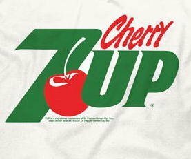 ★7UP CHERRY セブン アップ Tシャツ チェリー L 正規品 suntory coca cola 7up