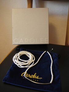 Carolee NEW YORK キャロリー パールチョーカー×8連ブレスレット 未使用