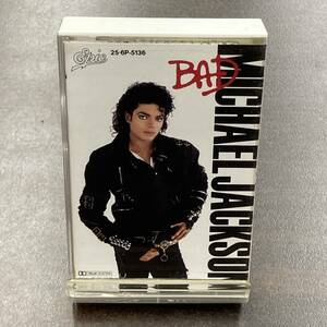 1192M マイケル・ジャクソン "BAD" カセットテープ / Michael Jackson Cassette Tape