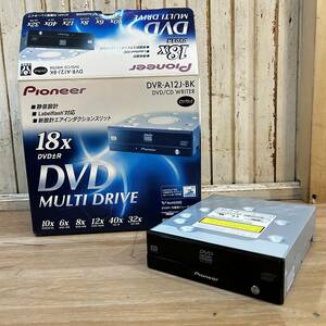 動作品外し品 PIONEER / パイオニア DVDマルチドライブ DVR-A12J-bk 長期保管品 現状販売 USED DVD-RAM対応